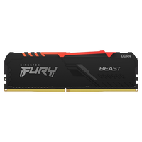 Kingston Fury Beast RGB DDR4 16GB 3200MHZ CL16 RAM Kingston Fury Beast RGB DDR4 16GB 3200MHZ CL16 RAM