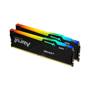 MEMORIA KINGSTON FURY BEAST RGB DDR5 64GB KIT2 5600MTS  CL4