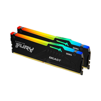 Kingston FURY Beast RGB 32 GB 2x16GB DDR5 5200 MHz RAM Kingston FURY Beast RGB 32 GB 2x16GB DDR5 5200 MHz RAM