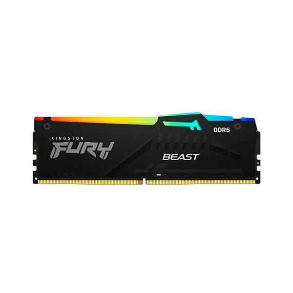Kingston FURY Beast RGB 32 GB 2x16GB DDR5 5600 MHz RAM Kingston FURY Beast RGB 32 GB 2x16GB DDR5 5600 MHz RAM