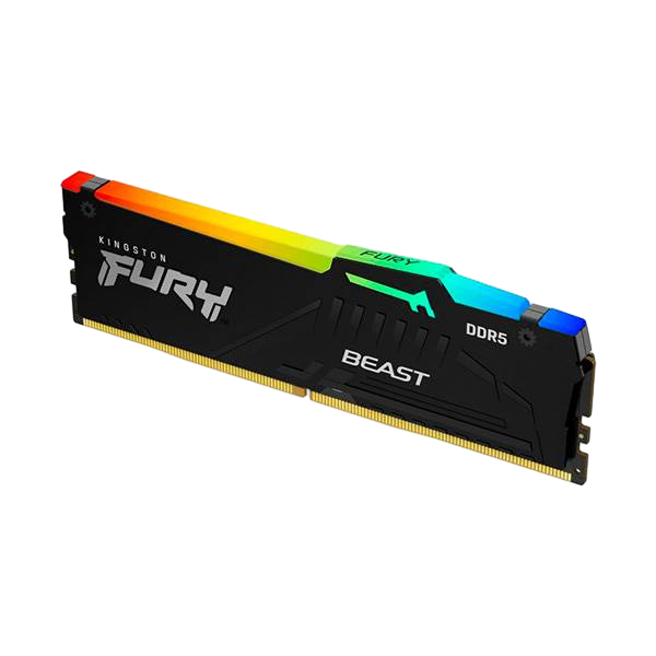 Kingston Fury Beast RGB 8GB DDR5 4800MHZ CL36 RAM Kingston Fury Beast RGB 8GB DDR5 4800MHZ CL36 RAM