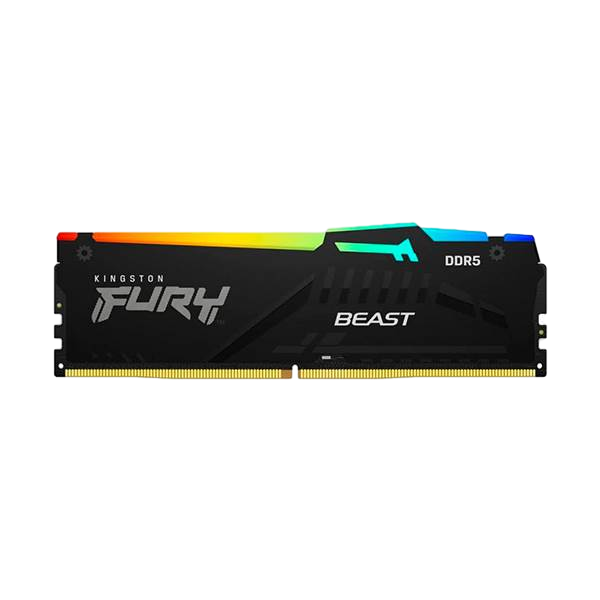 Kingston Fury Beast RGB 8GB DDR5 5600MHZ CL40 RAM Kingston Fury Beast RGB 8GB DDR5 5600MHZ CL40 RAM