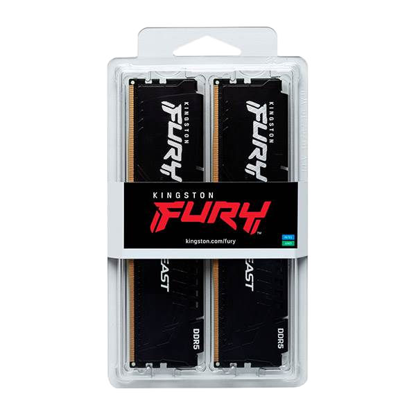 Kingston Fury Beast 64GB 2x32GB DDR5 6000MHZ C36 AMD  RAM Kingston Fury Beast 64GB 2x32GB DDR5 6000MHZ C36 AMD  RAM