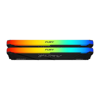 Kingston Fury Beast RGB 16GB 2x8GB RAM DDR4 3200MHz CL16 Kingston Fury Beast RGB 16GB 2x8GB RAM DDR4 3200MHz CL16