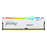 Kingston Fury Beast RGB 64GB 2x32GB Memoria RAM DDR5 6000MHz CL36 Blanca AMD Expo Kingston Fury Beast RGB 64GB 2x32GB Memoria RAM DDR5 6000MHz CL36 Blanca AMD Expo