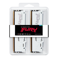 Kingston Fury Beast RGB 64GB 2x32GB Memoria RAM DDR5 6000MHz CL36 Blanca AMD Expo Kingston Fury Beast RGB 64GB 2x32GB Memoria RAM DDR5 6000MHz CL36 Blanca AMD Expo