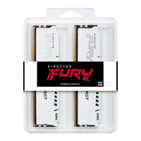 Kingston Fury Beast 64GB 2x32GB Memoria RAM DDR5 6000MHz CL30 Blanca Kingston Fury Beast 64GB 2x32GB Memoria RAM DDR5 6000MHz CL30 Blanca