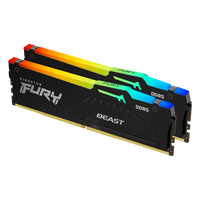 Kingston Fury Beast RGB 64GB (2x32GB) | Memoria RAM DDR5 6000MHz CL36 AMD Expo Kingston Fury Beast RGB 64GB (2x32GB) | Memoria RAM DDR5 6000MHz CL36 AMD Expo