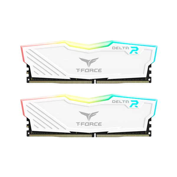 Team Group Delta DDR4 32GB 2x16GB 3200MHz white RGB   RAM Team Group Delta DDR4 32GB 2x16GB 3200MHz white RGB   RAM