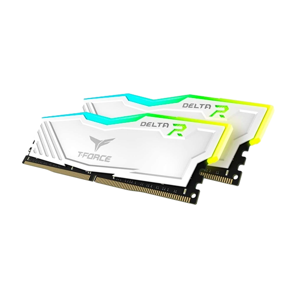 Team Group Delta DDR4 32GB 2x16GB 3200MHz white RGB   RAM Team Group Delta DDR4 32GB 2x16GB 3200MHz white RGB   RAM