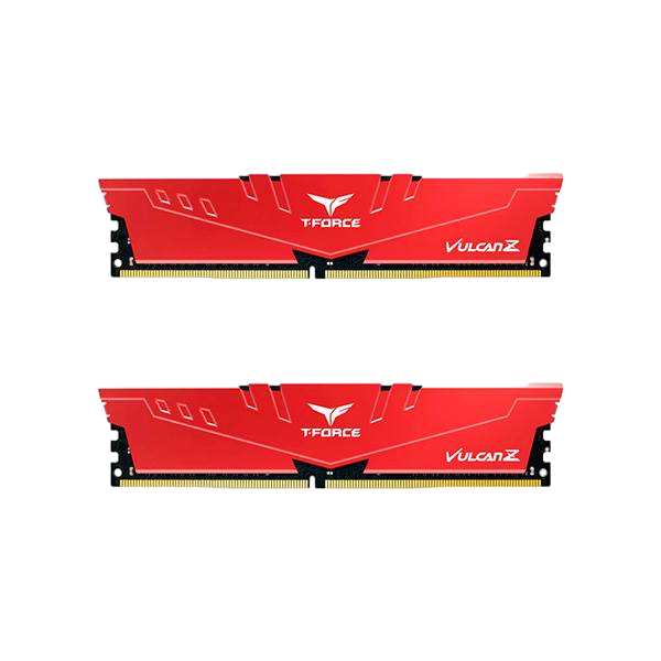 MEMORIA KIT DDR4 32GB2X16GBPC425600 3200MHZ TEAMGROUP VULCAN Z ROJO C16 135V MEMORIA KIT DDR4 32GB2X16GBPC425600 3200MHZ TEAMGROUP VULCAN Z ROJO C16 135V