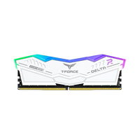 Team group TForce Delta RGB 32GB 2x16GB RAM DDR5 7800MHZ Blanco CL38
