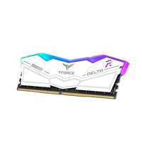 Team group TForce Delta RGB 32GB 2x16GB RAM DDR5 7800MHZ Blanco CL38