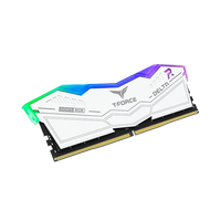 Team group TForce Delta RGB 32GB 2x16GB RAM DDR5 7800MHZ Blanco CL38