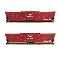 Team group Vulcan Z 16GB 2x8GB  RAM DDR4 3600MHZ CL18 Rojo