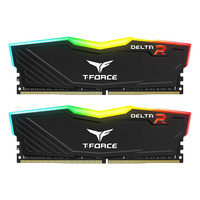 Team Group Delta DDR4 8GB PC425600 3200Mhz RGB Negra C16  Memoria RAM