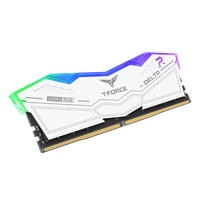 Team group Delta RGB 48GB 2x24GB  Memoria RAM DDR5 7600MHZ Blanca CL36
