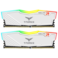 Team Group Delta RGB 16GB 2x8GB  Memoria RAM DDR4 3600MHZ Blanca CL18