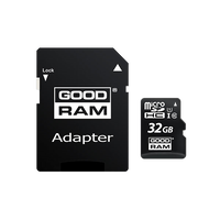 GOODRAM Micro SD 32GB M1AA CL10 UHSI adaptador Memoria GOODRAM Micro SD 32GB M1AA CL10 UHSI adaptador Memoria