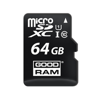 GOODRAM Micro SD 64GB M1AA CL10 UHSI adaptador Memoria GOODRAM Micro SD 64GB M1AA CL10 UHSI adaptador Memoria