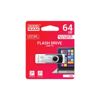 GOODRAM Pendrive 64GB UTS3 USB 30 Negro Memoria GOODRAM Pendrive 64GB UTS3 USB 30 Negro Memoria