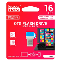 GOODRAM Pendrive 16GB ODD3 USB 30 Azul  Memoria