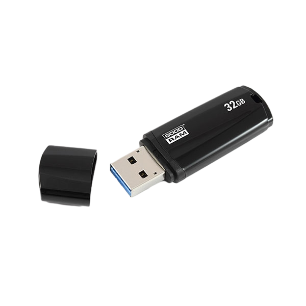 GOODRAM Pendrive 32GB UMM3 USB 30 Negra  Memoria GOODRAM Pendrive 32GB UMM3 USB 30 Negra  Memoria