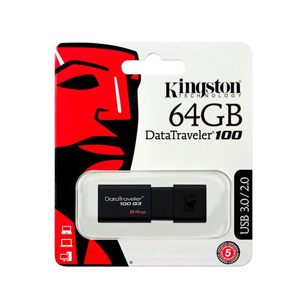 Kingston DataTraveler 100 G3 64GB Pendrive Kingston DataTraveler 100 G3 64GB Pendrive