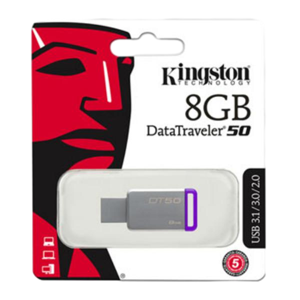 Kingston DataTraveler 50 8GB  Pendrive Kingston DataTraveler 50 8GB  Pendrive