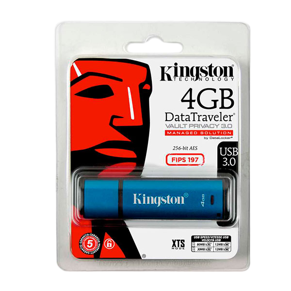 Kingston DataTraveler Vault Privacy 30 4GB  PenDrive Kingston DataTraveler Vault Privacy 30 4GB  PenDrive