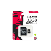 Kingston Canvas Select MicroSD 32GB c/ad - Memoria Flash