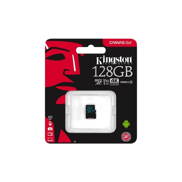 Kingston MicroSD Canvas Go 128GB Memoria Flash Kingston MicroSD Canvas Go 128GB Memoria Flash