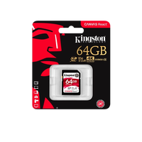 Kingston Canvas React SDXC 64GB  Memoria Flash