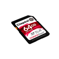 Kingston Canvas React SDXC 64GB  Memoria Flash