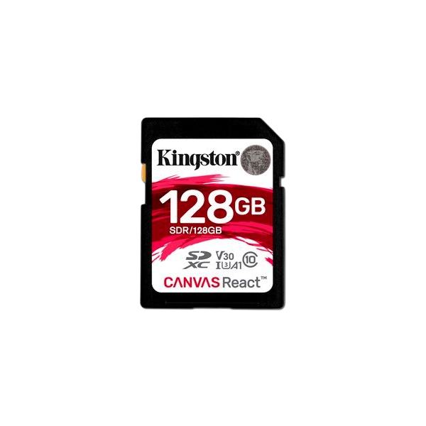 Kingston Canvas React SDXC 128GB  Memoria Flash Kingston Canvas React SDXC 128GB  Memoria Flash