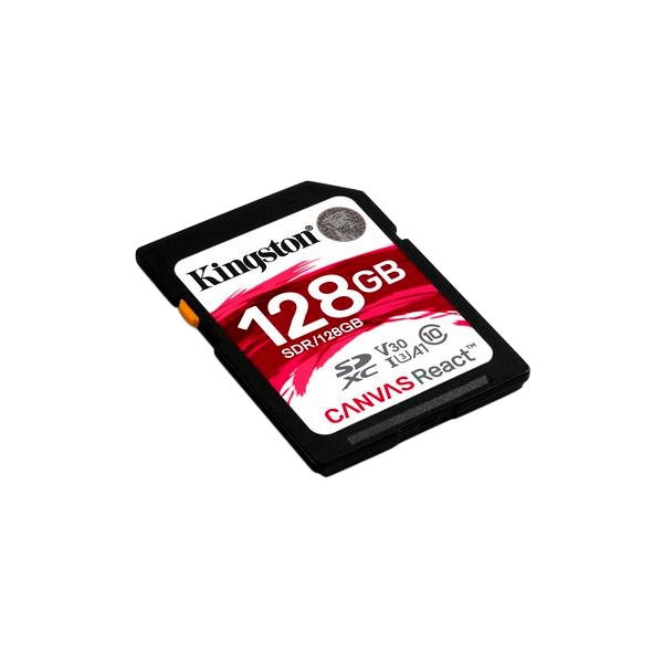 Kingston Canvas React SDXC 128GB  Memoria Flash Kingston Canvas React SDXC 128GB  Memoria Flash