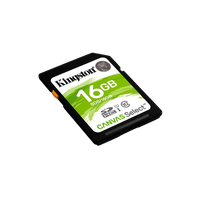Kingston Canvas Select SDHC 16GB  Memoria Flash
