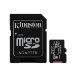 Kingston Canvas 128GB Clase 10 UHSi cAdaptador  Tarjeta MicroSD