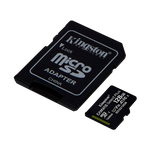 Kingston Canvas 128GB Clase 10 UHSi cAdaptador  Tarjeta MicroSD