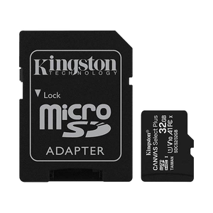 Kingston CANVAS Select Plus 32GB microSD HC con Adaptador Kingston CANVAS Select Plus 32GB microSD HC con Adaptador