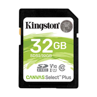 Kingston Canvas 32GB 100MBs  Tarjeta SD