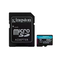 Card Kingston Canvas Go Plus MicroSD ADP 256GB Card Kingston Canvas Go Plus MicroSD ADP 256GB