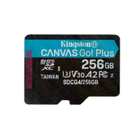 Card Kingston Canvas Go Plus MicroSD ADP 256GB Card Kingston Canvas Go Plus MicroSD ADP 256GB