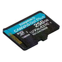 Card Kingston Canvas Go Plus MicroSD ADP 256GB Card Kingston Canvas Go Plus MicroSD ADP 256GB