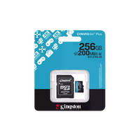 Card Kingston Canvas Go Plus MicroSD ADP 256GB Card Kingston Canvas Go Plus MicroSD ADP 256GB
