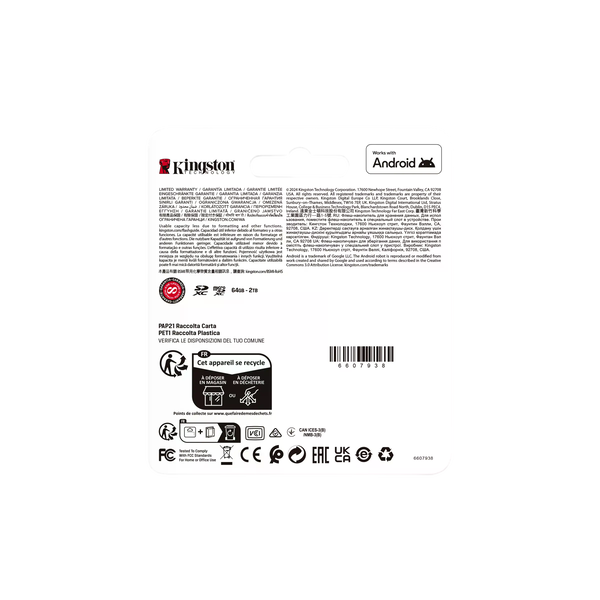 Card Kingston Canvas Go Plus MicroSD ADP 256GB Card Kingston Canvas Go Plus MicroSD ADP 256GB