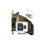 Kingston Canvas Go Plus 512GB Tarjeta microSD UHSI U3 V30 A2 Memoria Clase 10 170MBs con Adaptador Kingston Canvas Go Plus 512GB Tarjeta microSD UHSI U3 V30 A2 Memoria Clase 10 170MBs con Adaptador