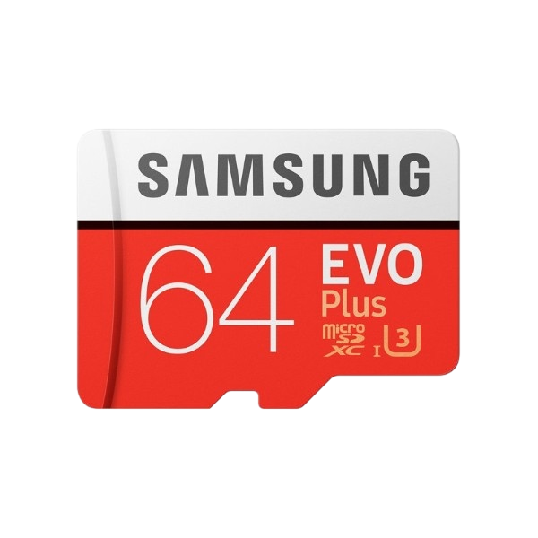 Samsung EVO PLUS 64GB MicroSD Clase 10  Memoria Flash Samsung EVO PLUS 64GB MicroSD Clase 10  Memoria Flash