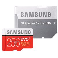 Samsung EVO PLUS 256GB MicroSD Clase 10  Memoria Flash