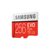 Samsung EVO PLUS 256GB MicroSD Clase 10  Memoria Flash